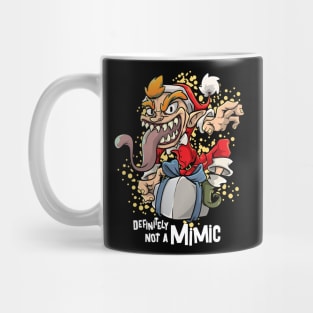 Roleplaying Mimic Creature RPG Joke Meme DM PnP Christmas Mug